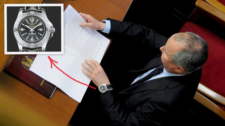 Анатолий Грицак носит часы Breitling, фото: Изым Каумбаев, 