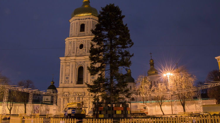Главная елка Украины. Фото: kiev.informator.ua
