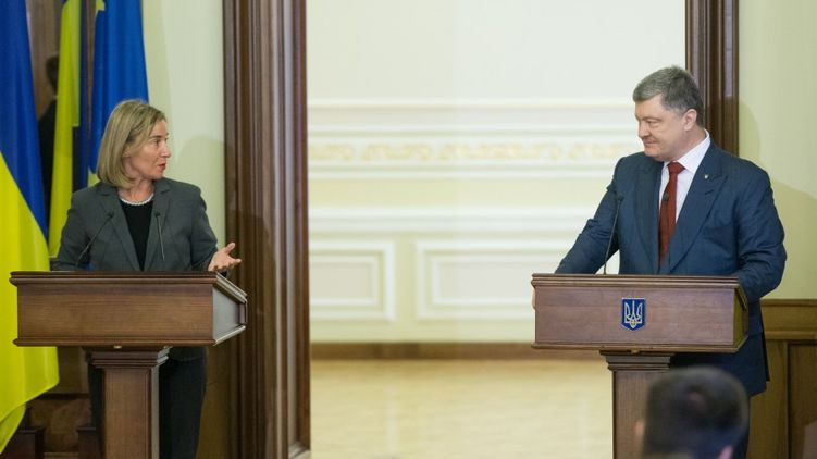 Вице-президент Еврокомиссии Федерика Могерини инспектировала украинские реформы, фото: president.gov.ua
