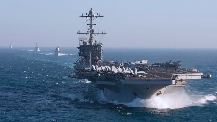 Авианосная группа ВМС США будет на Ближнем Востоке меньше, чем через неделю