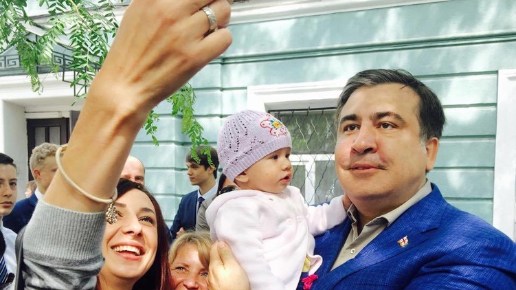 Михаил Саакашвили (справа) пока держит в руках собственное политическое будущее в Украине, фото: Facebook Михаила Саакашвили