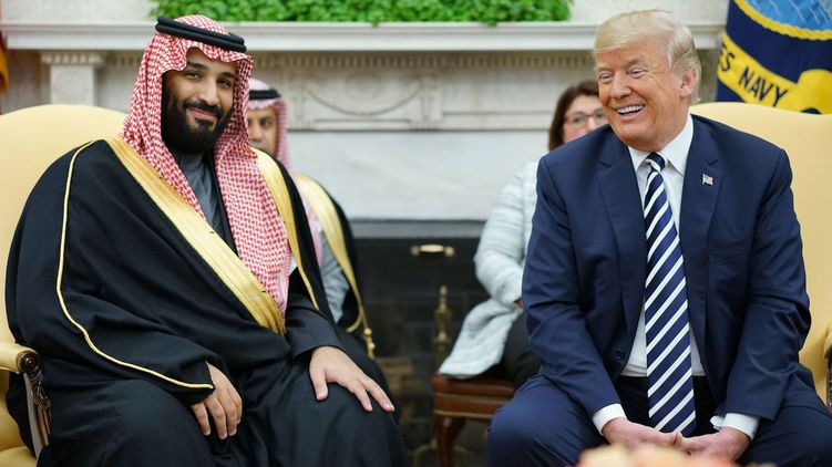 Трамп и его семья дружит с наследным принцем Саудовской Аравии Мухаммедом бин Салманом. Фото: администрация Трампа