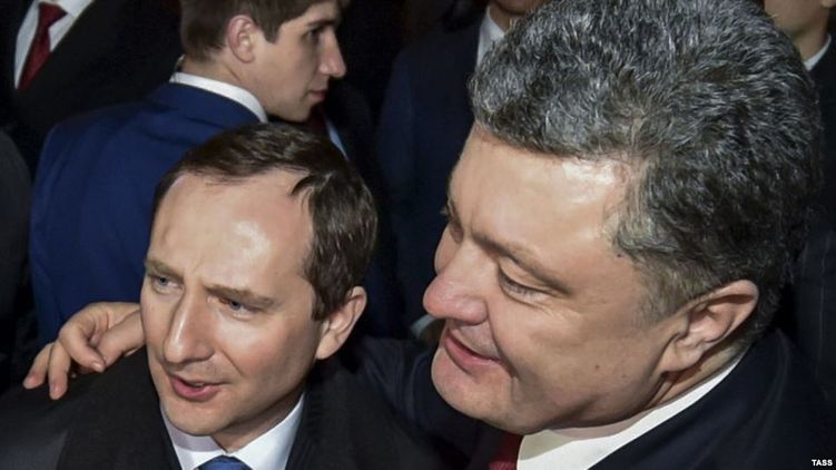 Президент Украины Петр Порошенко и пока еще глава Харьковской ОГА Игорь Райнин