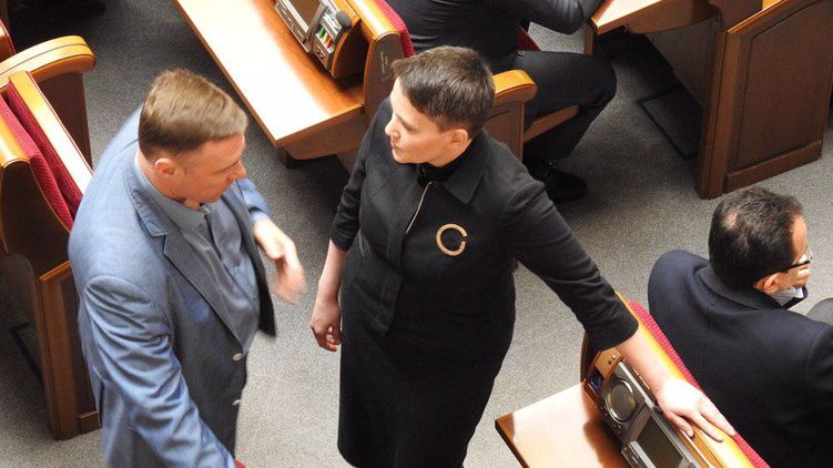 Надежда Савченко в Верховной Раде 23 апреля Фото: Изым Каумбаев, Страна ua