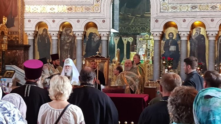 Поместный собор УПЦ Киевского патриархата во Владимирском соборе