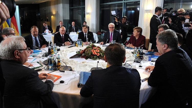 Последняя встреча на уровне глав четырех государств в Берлине в октябре 2016 года