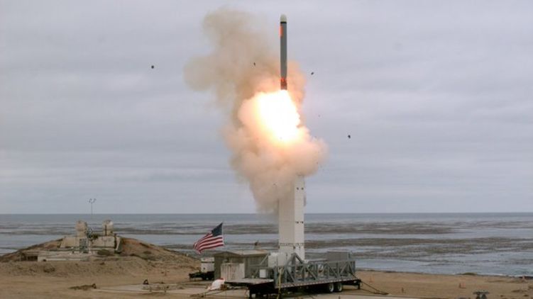 Испытание крылатой ракеты американцами 18 августа 2019 года