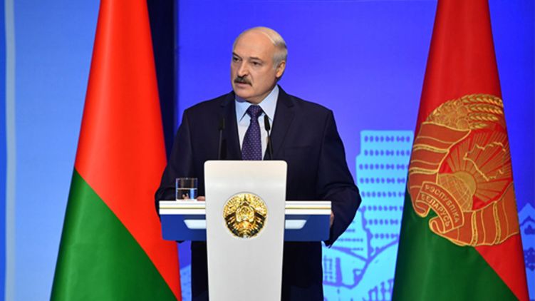 Лукашенко на  конференции 