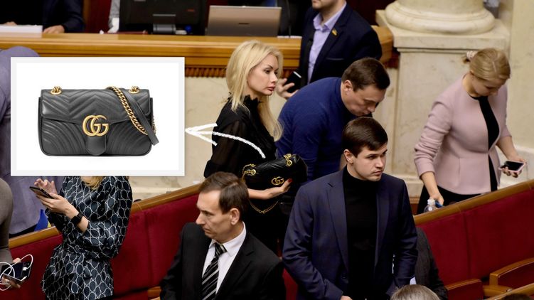 Ирина Аллахвердиева с сумочкой Gucci, фото: Изым Каумбаев, 