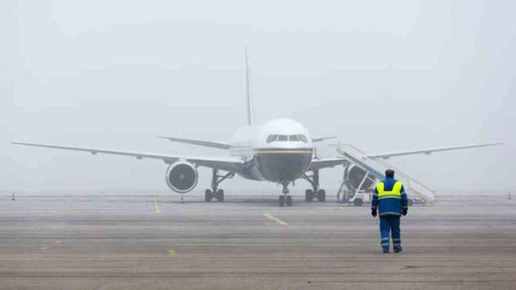 В Украине из-за тумана отменяют рейсы