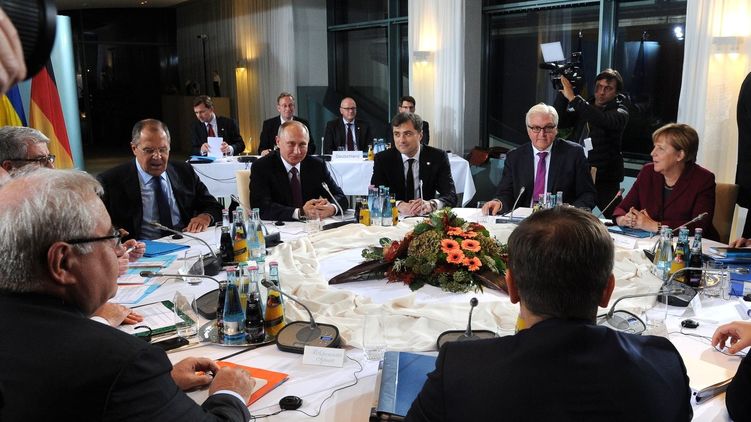 Нормандская встреча 2015 года. Фото сайта Кремля