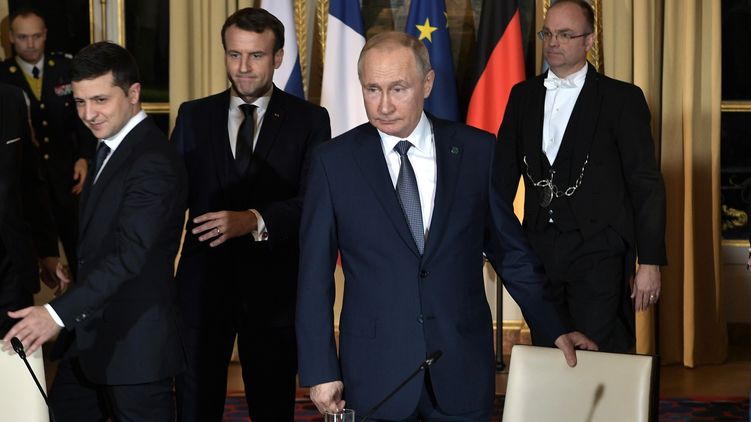 Встреча Нормандской четверки. Фото - сайт Кремля