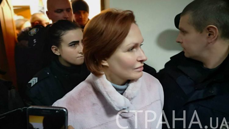 Юлия Кузьменко в ходе предыдущего судебного заседания. Фото: Страна