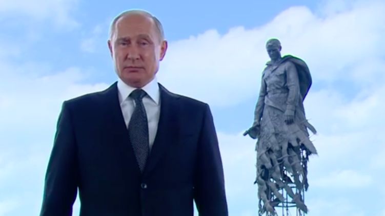 Владимир Путин. Кадр с видео