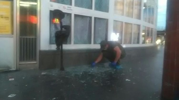 Взрыв на станции метро Шулявская. Фото Виталия Кличко