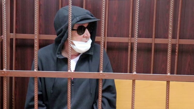 Михаил Ефремов в суде. Кадр из видео
