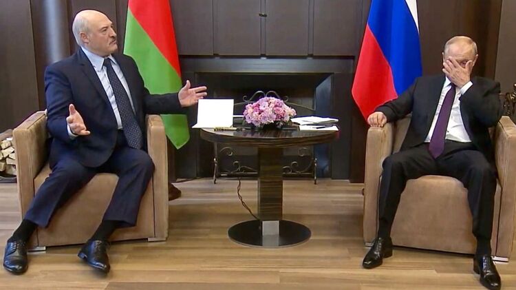 Александр Лукашенко и Владимир Путин 14 сентября 2020 года в Сочи. Фото Дмитрия Смирнова