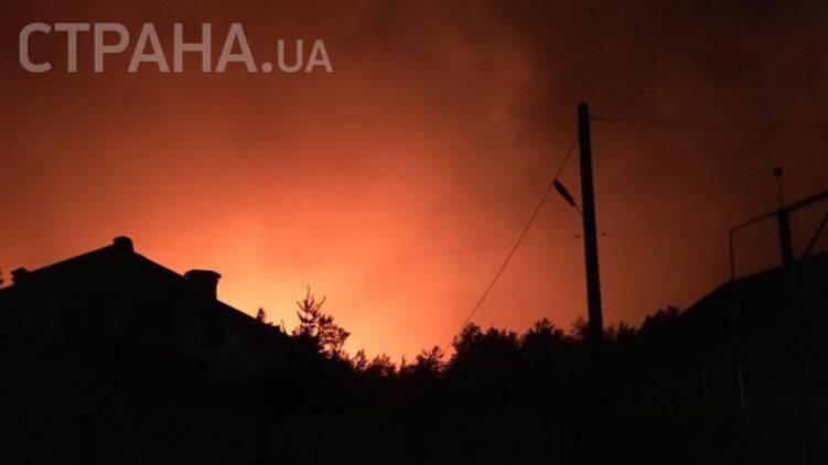 В Луганской области второй день бушуют пожары