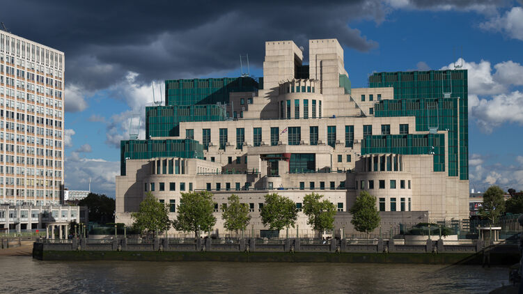 Здание разведки Ми-6 в Лондоне, где побывал Зеленский