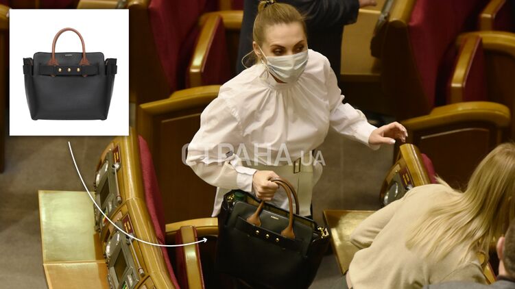 Нардеп Алина Загоруйко с сумкой Burberry, фото: Изым Каумбаев, 