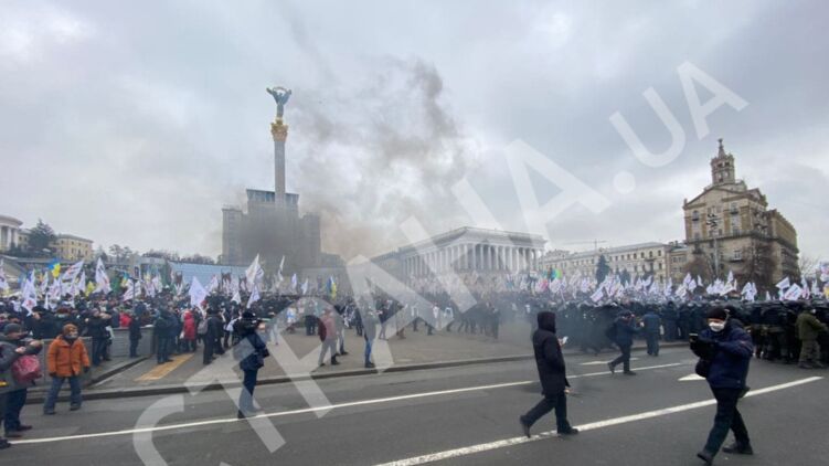 Митинг SaveFOP в центре Киева. Фото 