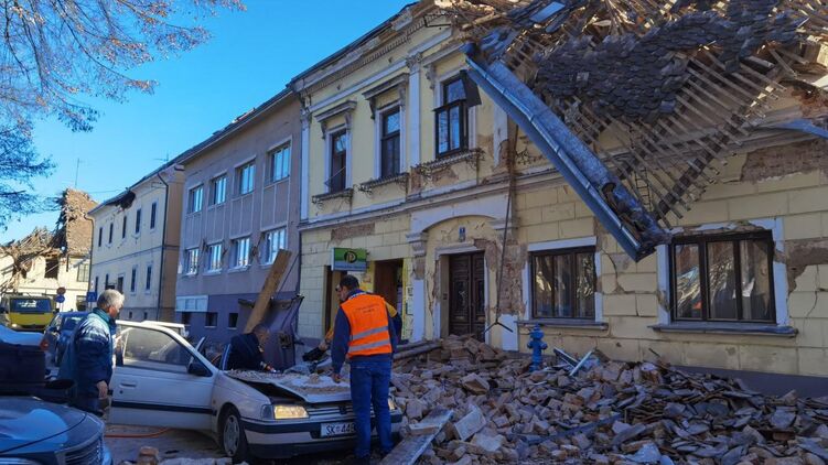 Жертвами землетрясения в Хорватии стали семь человек. Фото: РИА Новости