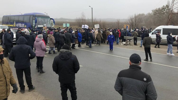 Протесты в Лубнах из-за цены на газ. Фото 