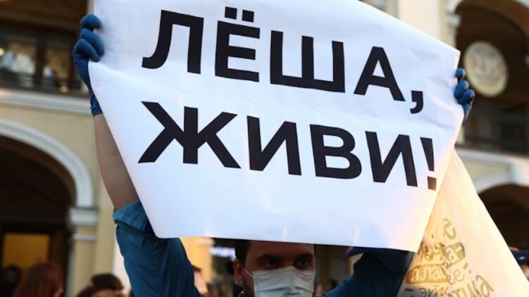 Плакат в поддержку Навального. Фото с сайта dp73.spb.ru