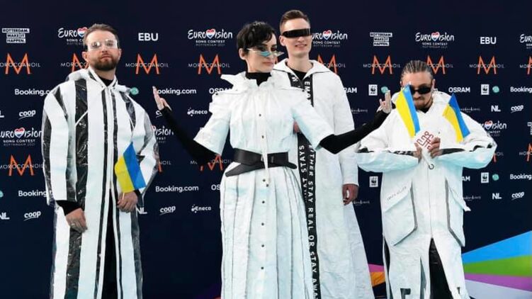 На Евровидении-2021 Украину представляет группа Go-A. Фото с церемонии открытия