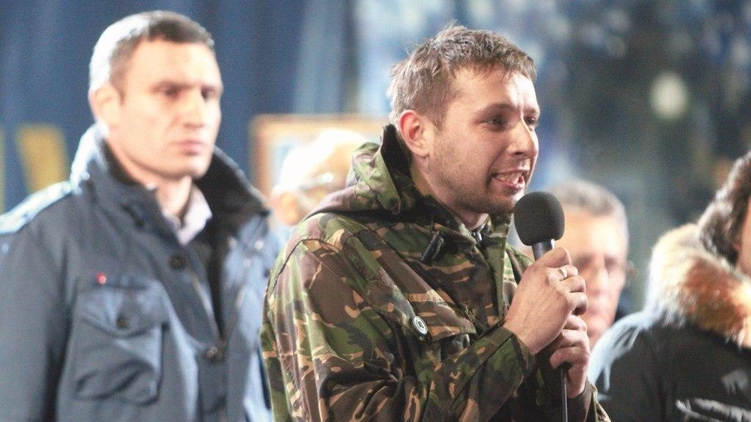 Парасюк стал знаменит после своего выступления на Майдане в феврале 2014 года