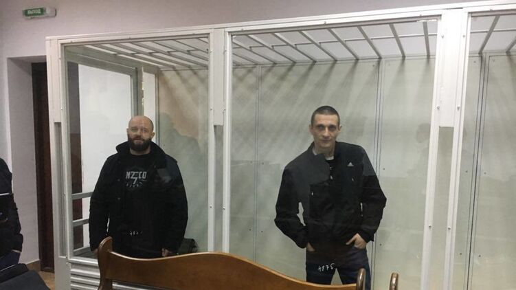 Обвиняемые в пособничестве убийству Вороненкова - Александр Лось (слева) и Ярослав Тарасенко