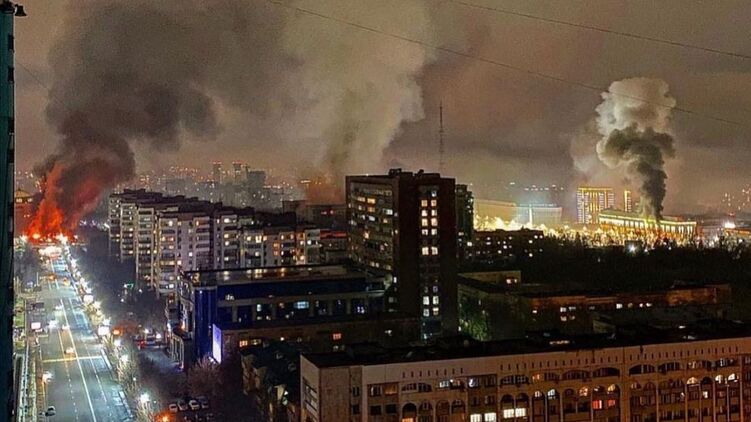 Обстановка в Алма-Ате в последние дни напоминала гражданскую войну