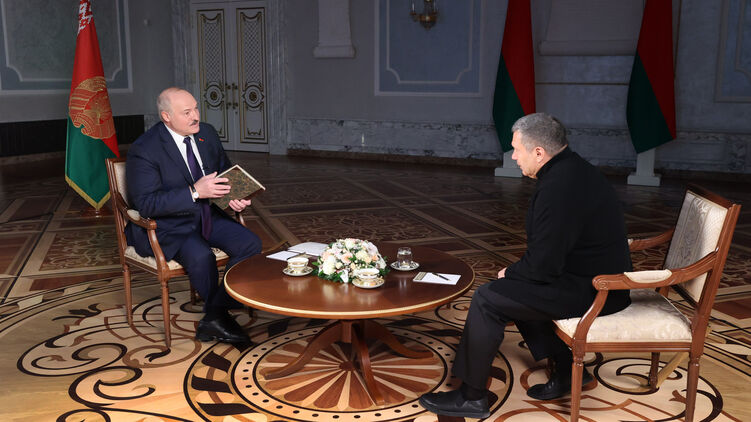 Александр Лукашенко и Владимир Соловьёв. Фото: Максим Гучек/БЕЛТА