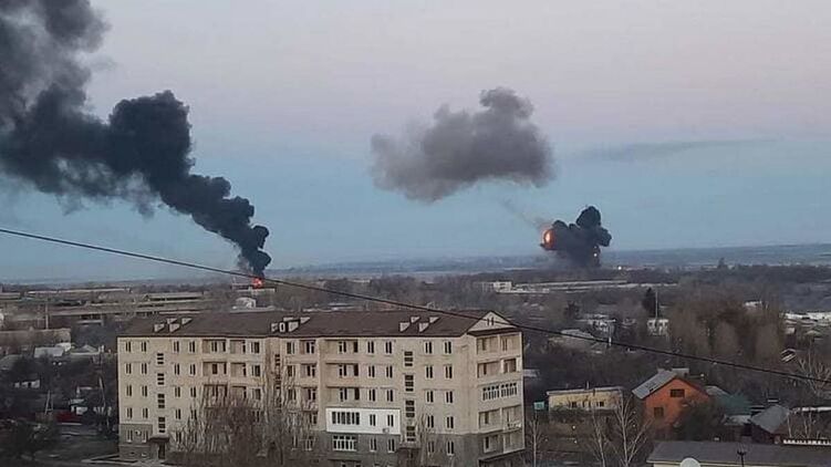 Удар по нефтебазе в Белгороде