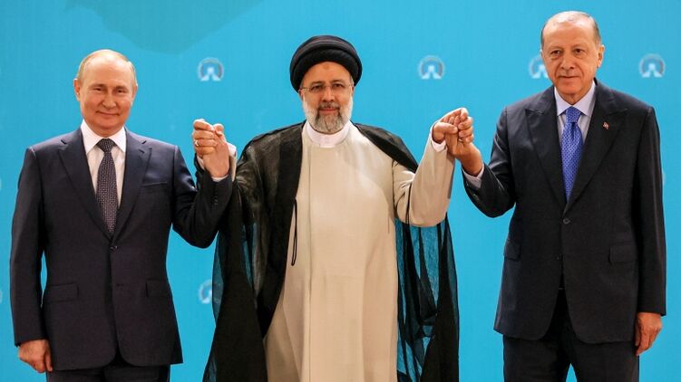 Путин в Иране провел переговоры с местными лидерами и президентом Турции Эрдоганом. Фото: Al Jazeera