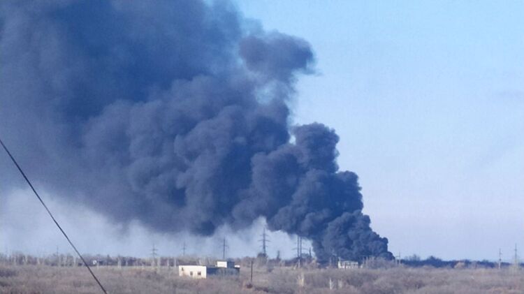 Последствия взрыва электроподстанции под Ясиноватой