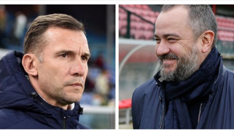 На Банковой хотят видеть вместо Павелко Андрея Шевченко. Фотоколлаж: «Страна» Шевченко вместо Павелко? Кто возглавит УАФ