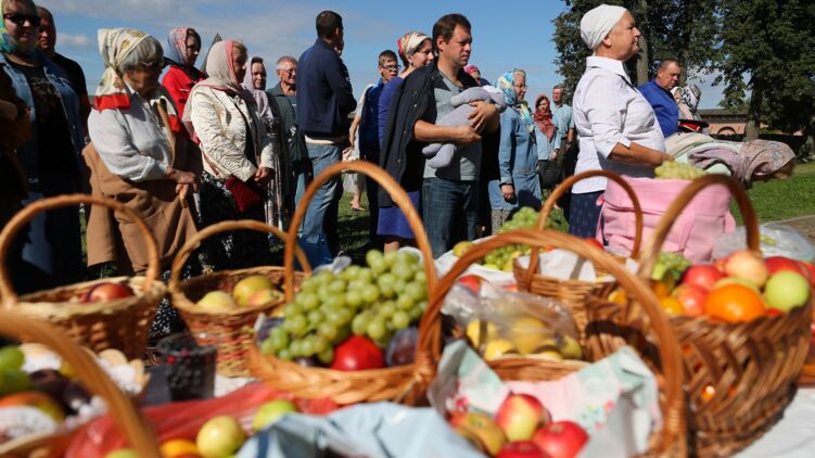 Ілюстрація з нагоди Яблучного Спасу