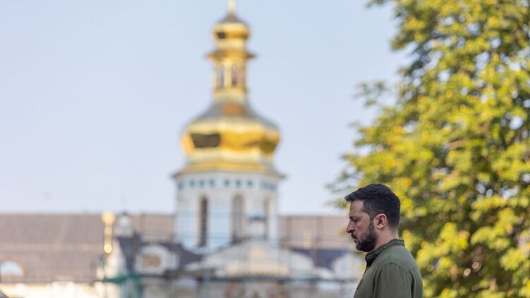 Президент Зеленский приветствовал принятие закона, открывающего дорогу к запрету УПЦ. Фото: president.gov.ua