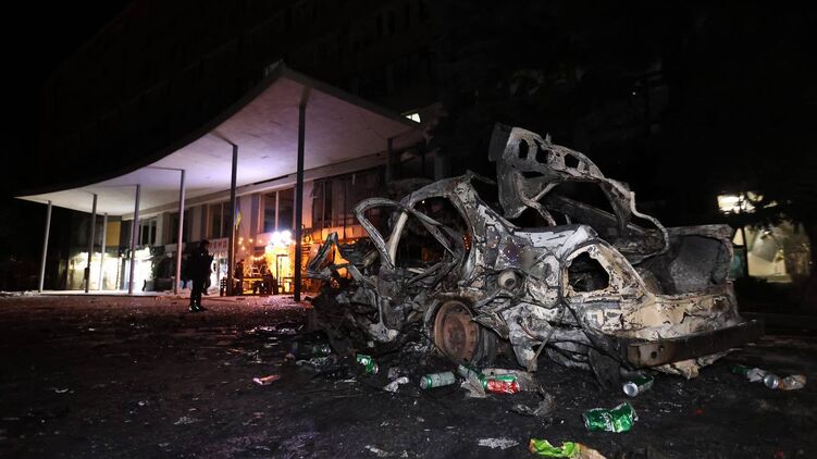 Последствия обстрела РФ в Харькове. Фото: ОВА