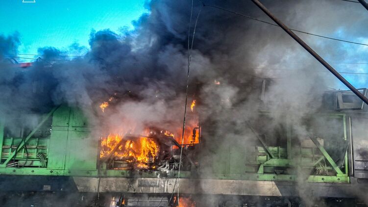Удар по локомотиву у Сумській області