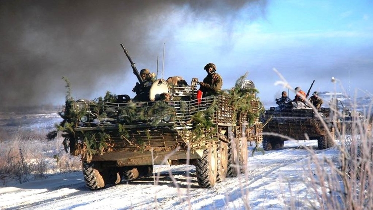 Под замерзающей в снегах Авдеевкой с новой силой вспыхнули боевые действия, фото: Министерство обороны Украины