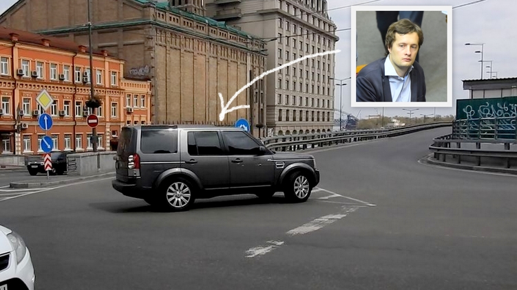 Алексей Порошенко поворачивает в неположенном месте, фото: Изым Каумбаев, 