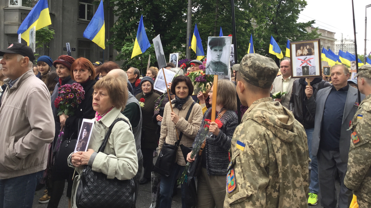 9 мая в Киеве вышли отметить тысяч людей, Фото Анастасия Рафал, 