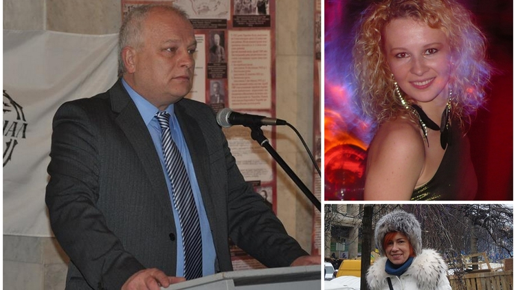 Степан Кубив отправил дочь (справа вверху) в Торонто, а его жена (внизу) живет во Львове, фото: facebook.com