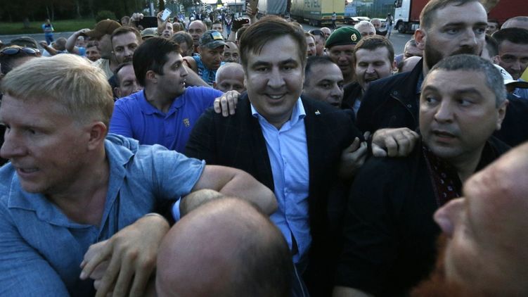 Митинг сторонников Саакашвили в Киеве откладывается на месяц. Фото: novayagazeta.ru