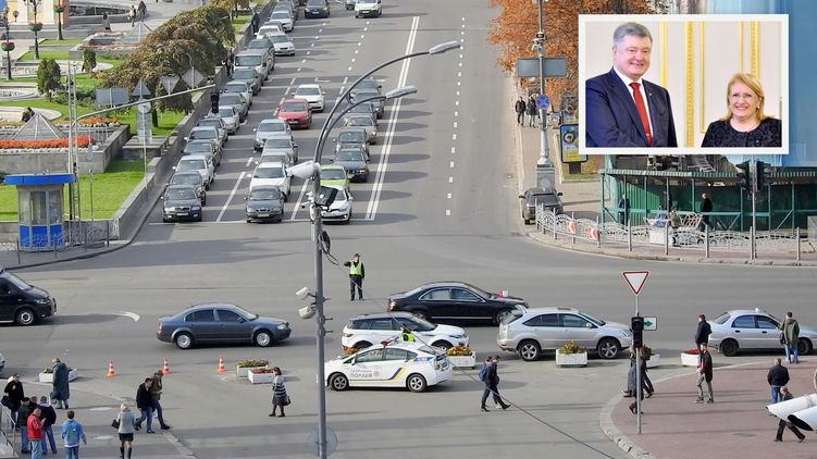 Президент Украины и президент Мальты ездили по Киеву кортежами по 10 авто, фото: Аркадий Манн, 