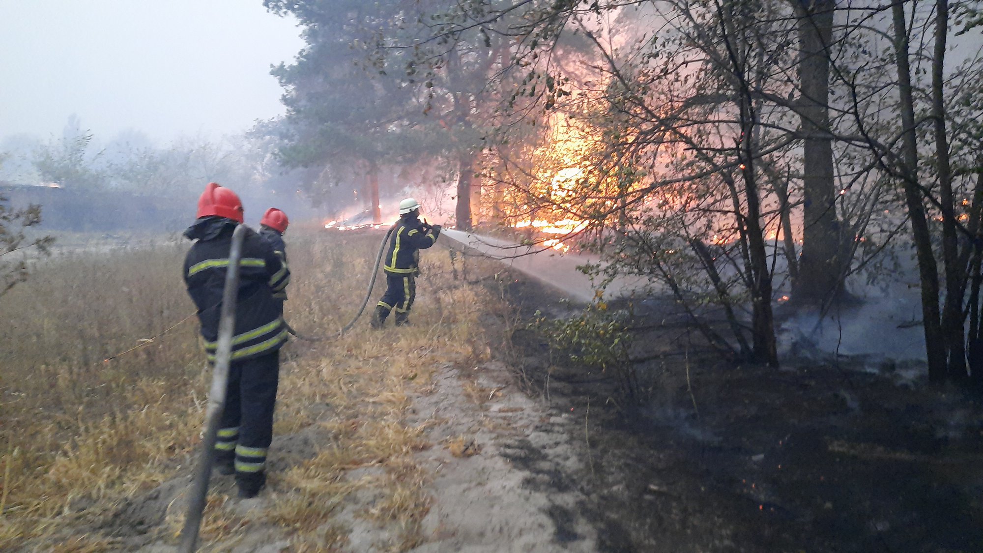 Пожары Луганская область