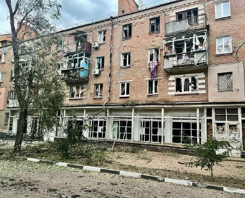 Обстрел Днепропетровской области 31 августа.