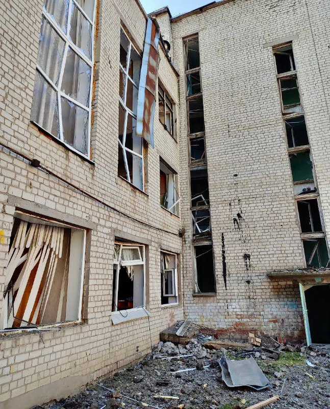 противник ударил ракетой по учебному заведению в Салтовском районе Харькова